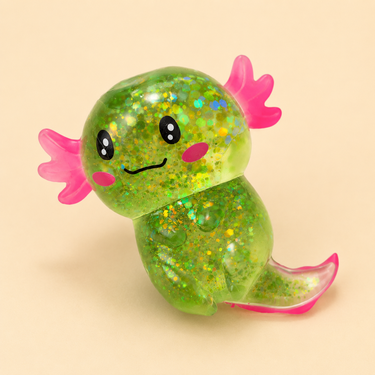 Le Jouet Anti-Stress "Axolotl Pailleté"