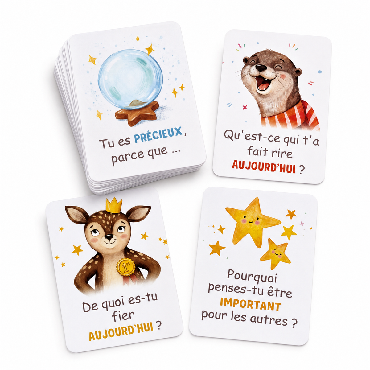 Coffret Duo "Émotions & Connexion" : Cartes Rôles, Règles de Vie & Estime de Soi