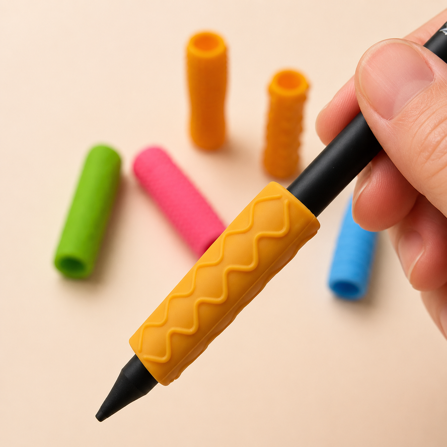 Embouts de Crayon Sensoriels & Masticables – Concentration & Apaisement
