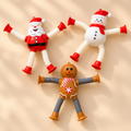 Pop Tubes "Magie de Noël" – Figurines Articulées à Ventouses