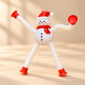 Pop Tubes "Magie de Noël" – Figurines Articulées à Ventouses