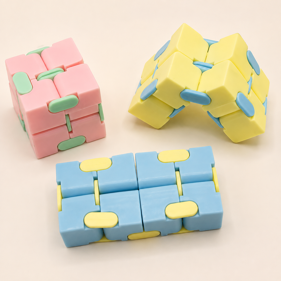 Cube Magique Anti-Stress "Infinity Cube" – Fidget Sensoriel & Manipulation