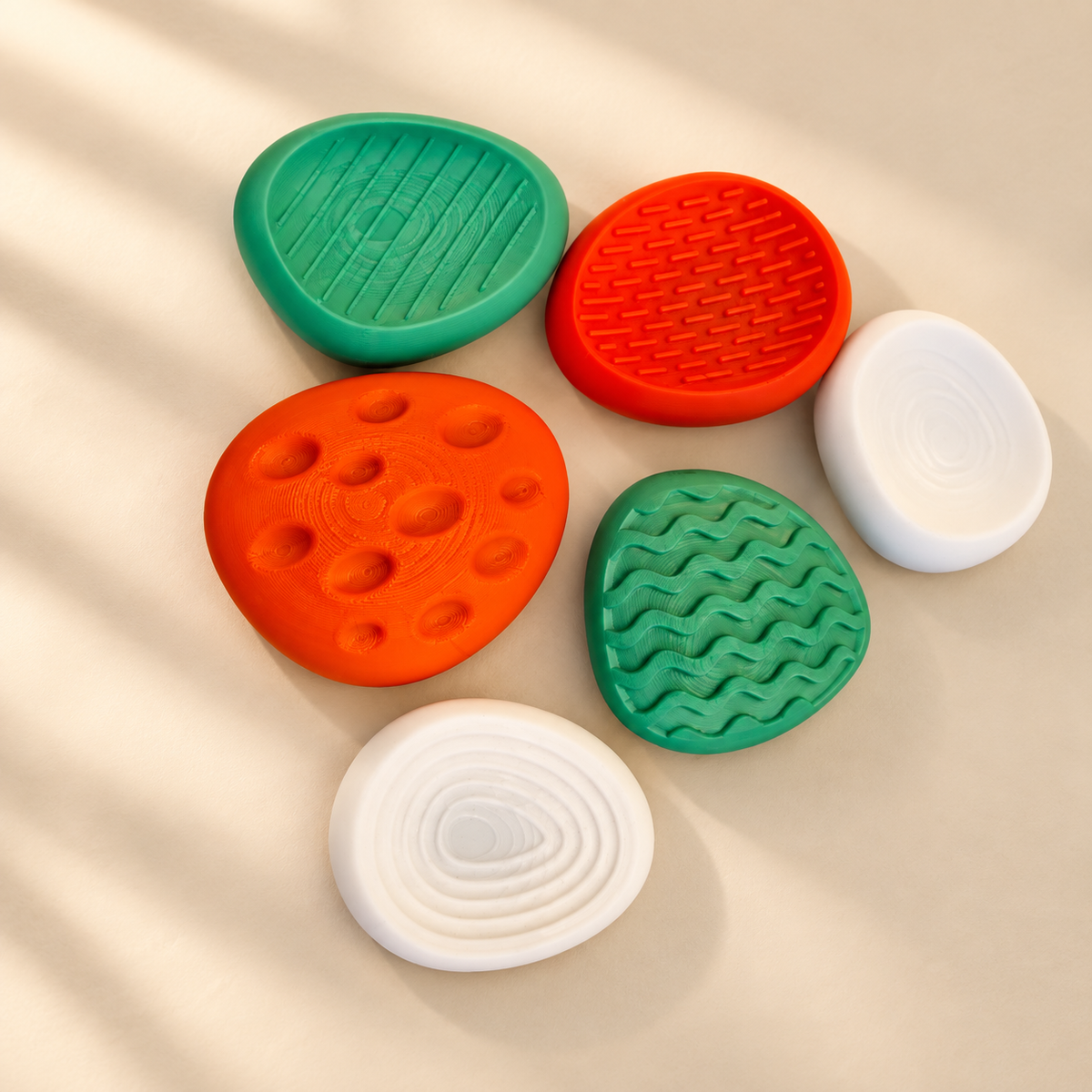 Fidgets Tactiles Discrets – Collection Sensorielle (Rigide ou Souple)