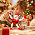 Pop Tubes "Magie de Noël" – Figurines Articulées à Ventouses
