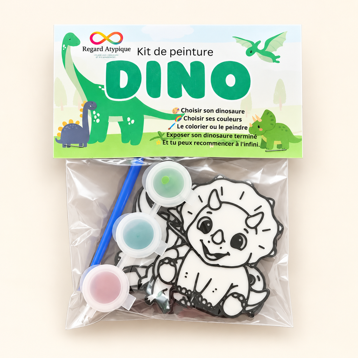 Kit de Peinture Réutilisable à l'Infini – Créativité & Motricité Fine