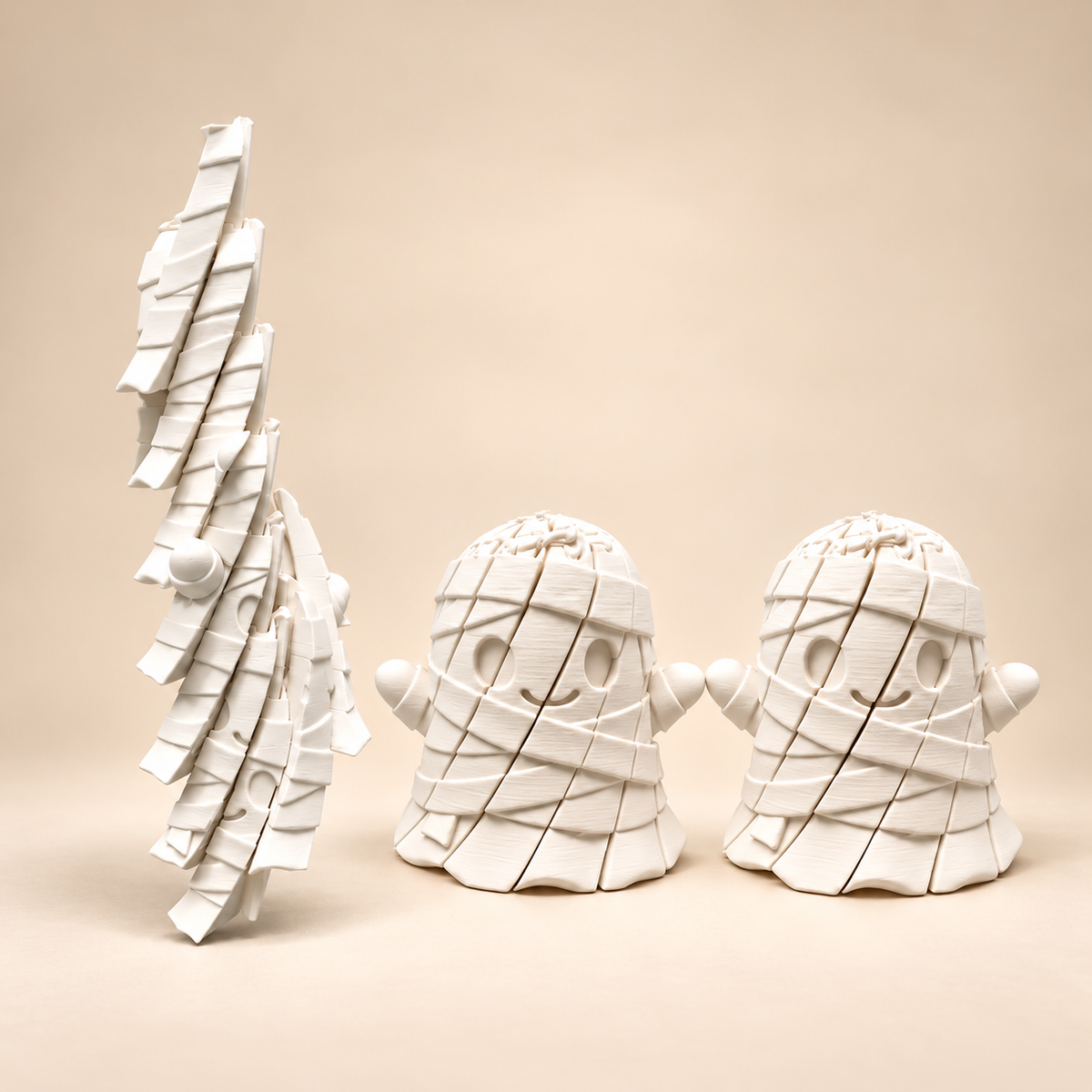 Fidget Fantôme Momie Articulé – Le Compagnon Anti-Stress d'Halloween