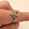Bague Anti-Stress Tournante Tournesol – Sérénité & Fidget Sensoriel